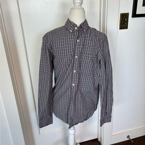 Steven Alan Plaid Button-down Shirt Sz XS